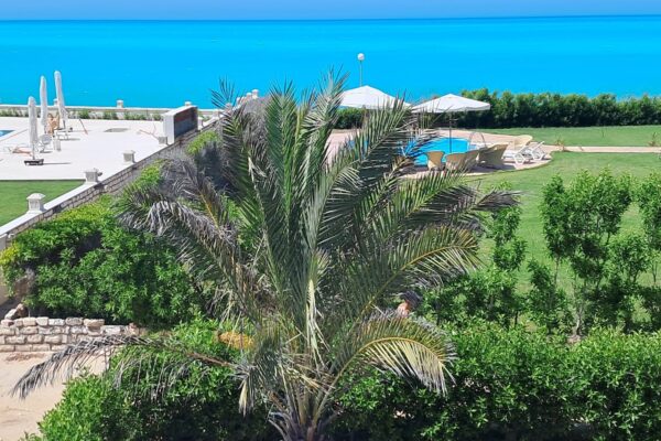 فيلا 4 غرف أول صف بحر للإيجار في مارينا 1 – إطلالة مباشرة على البحر/فيلا 13 ياقوته